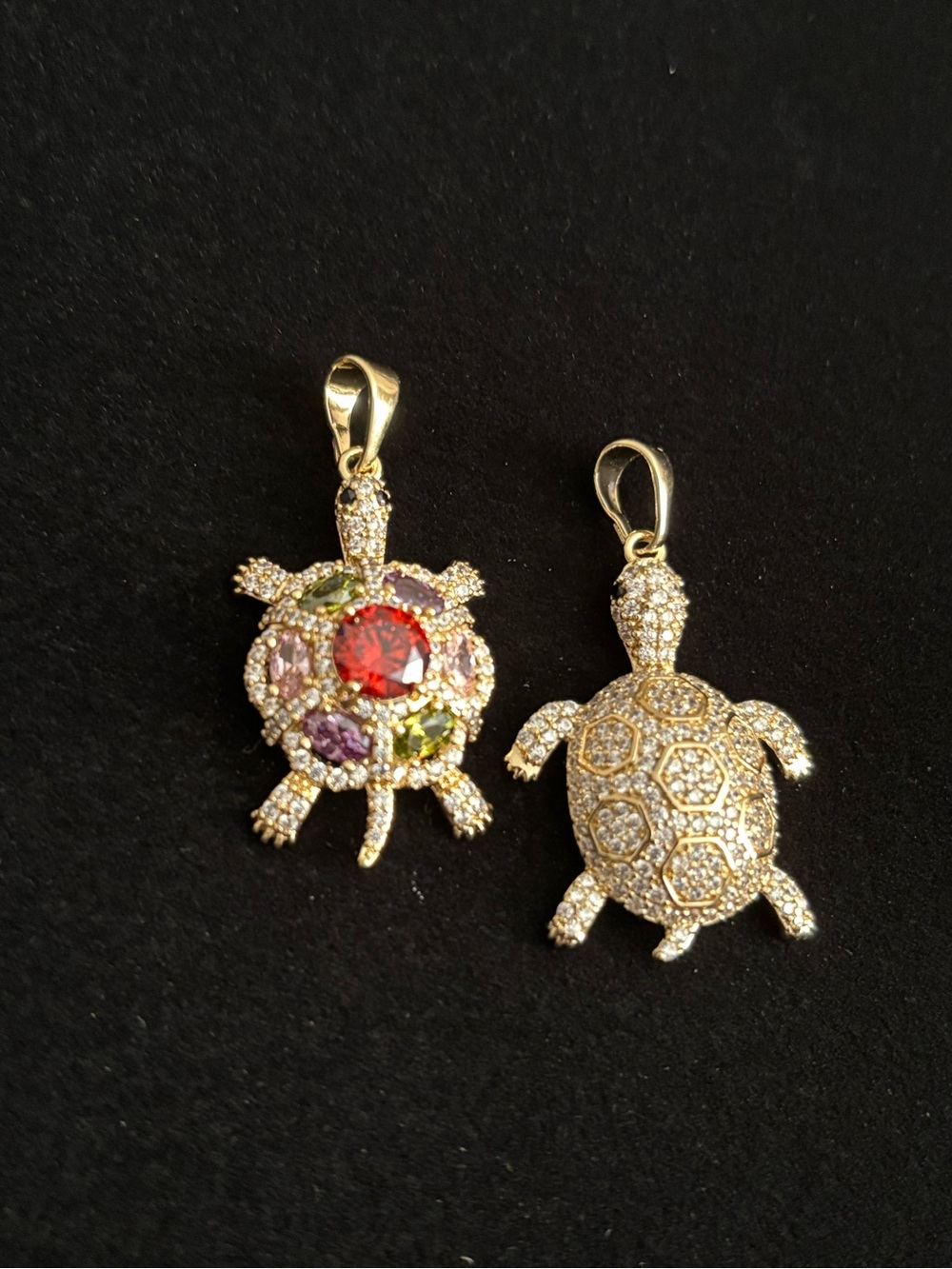 Gold Plated Turtle Pendants
